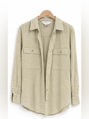 Club Monaco Light Beige/Green Utility Shirt Jacket - 80% OFF MSRP!!!
